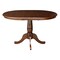 International Concepts Round 36 in Rd Top Pedestal Table, 12 in Leaf, 28.9 inH, Dining Height, Espresso, 36 W, 48 L, Wood K581-36RXT - alternate 3